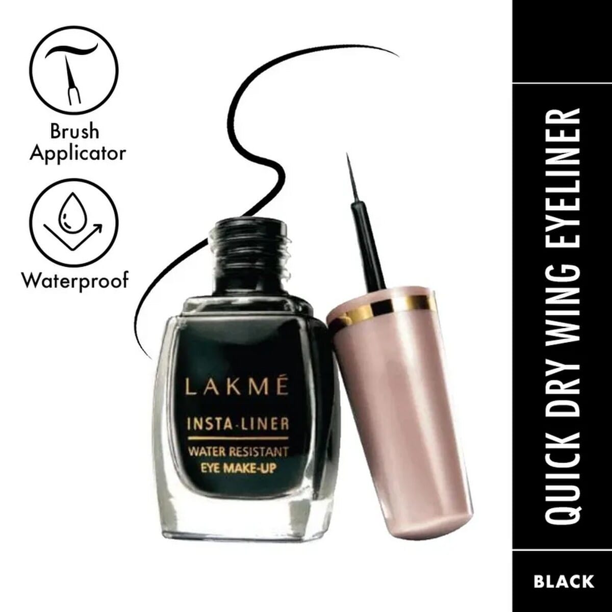 Lakme Insta Eye Liner - Black(9ml)