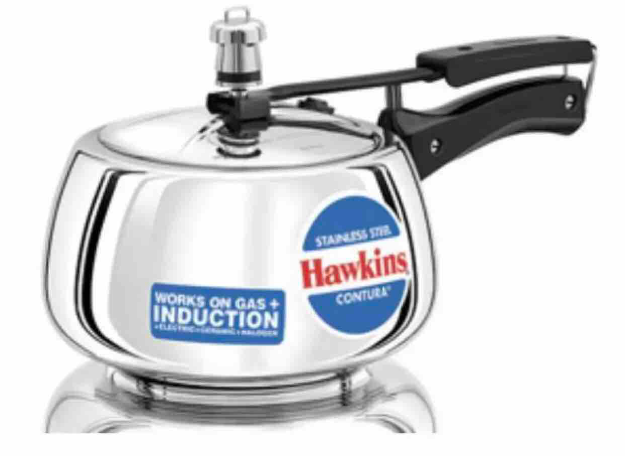 Hawkins Stainless Steel Pressure Cooker (B45)- 4 Litre