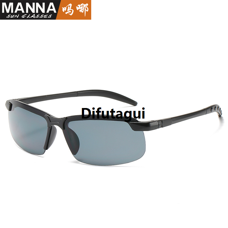 Difutagui 2025 [ New ]3043 Polarized Sunglasses Men's Alloy Material Color Portable Changing Glasses Driver Driving Sunglasses for Fishing