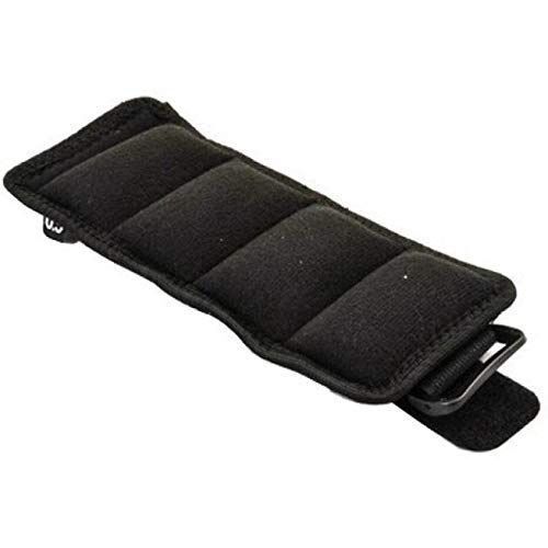 Black Weight Cuff 1 Kg - Poly Material, 15 X 5 X 20 Cm , Adjustable Fit For Ankle & Wrist