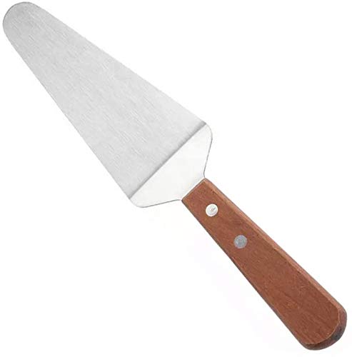 Pizza Lifter (Spatula) Stainless Steel with Wooden Handle. 11inch Big Size