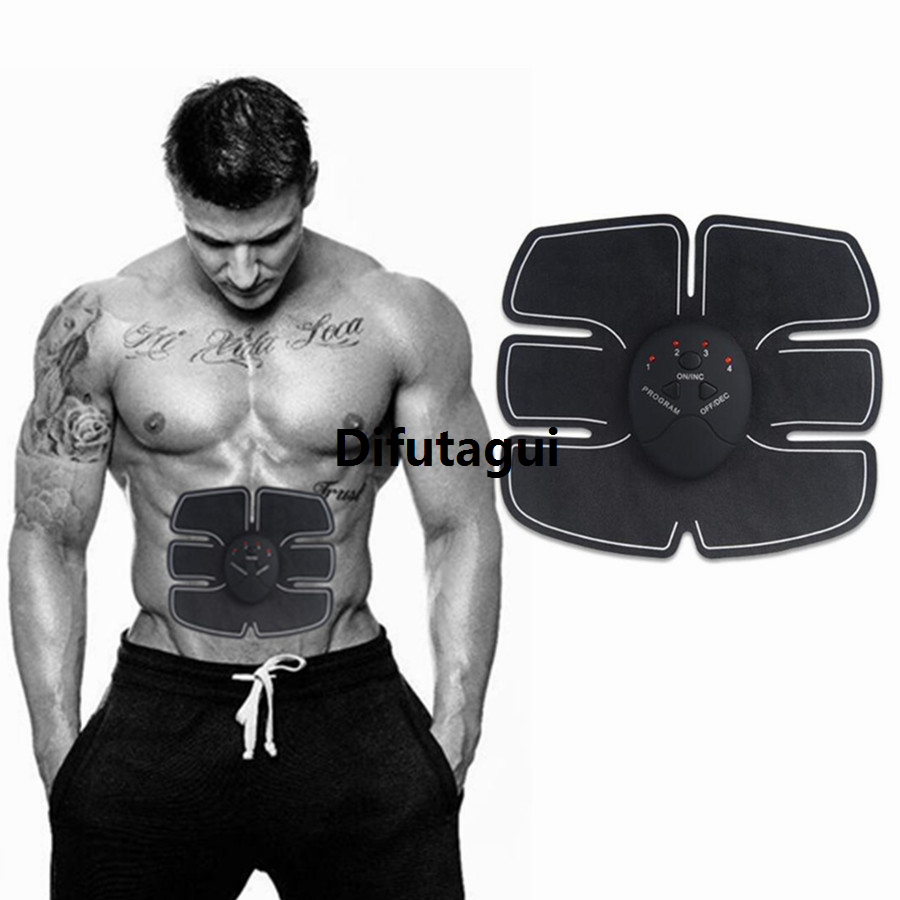 Difutagui EMS Body Muscle Belly Abdomen Slimming Loose Weight Burn Fashion Fat Massage Exercise Toning Belt Diet Body Shape Product