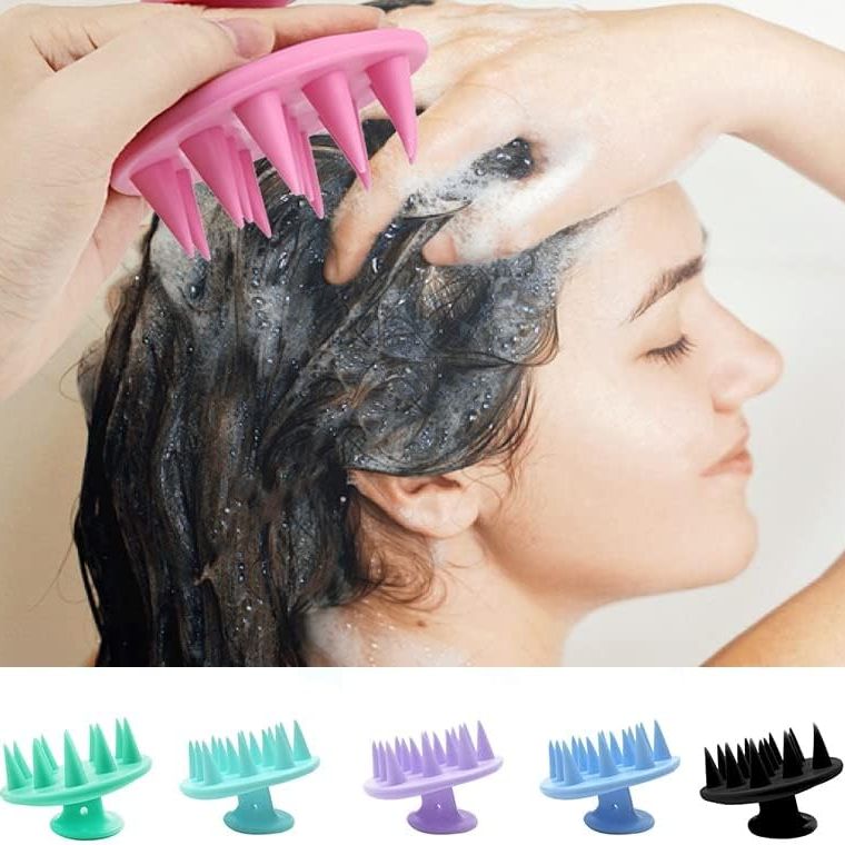 Scalp Massager Brush For Blood Circulation & Natural Hair Growth