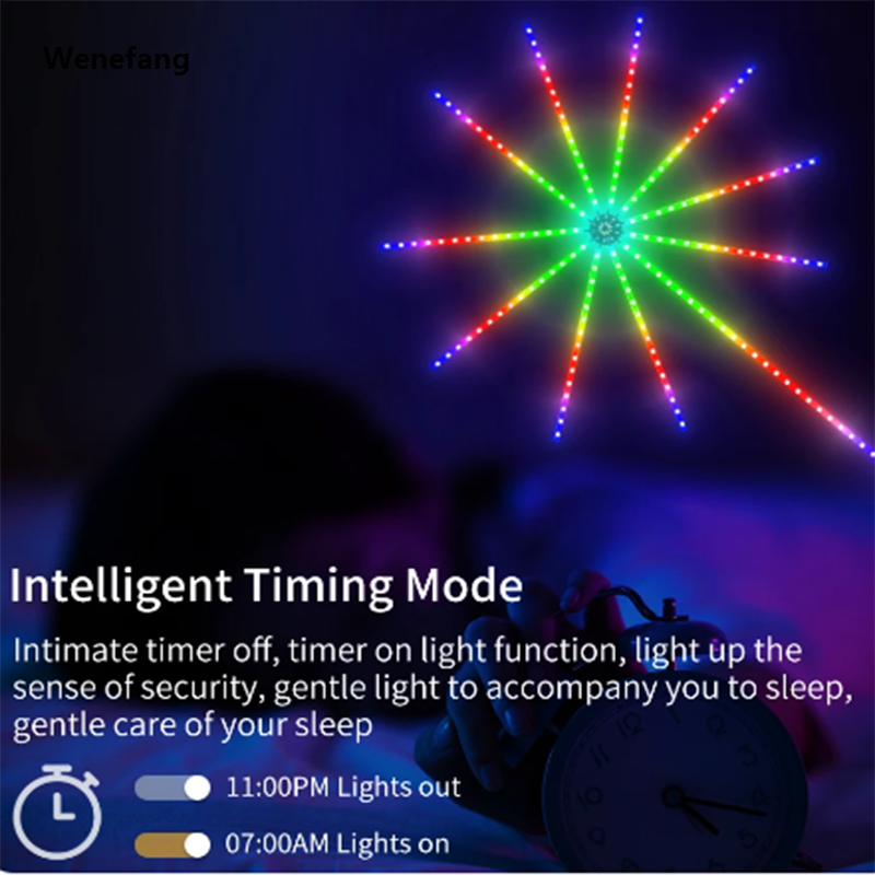 Wenefang 2024 NEW Full Color Christmas s Light RGB Neon String Light Festoon LED Garland Outdoor Garden
