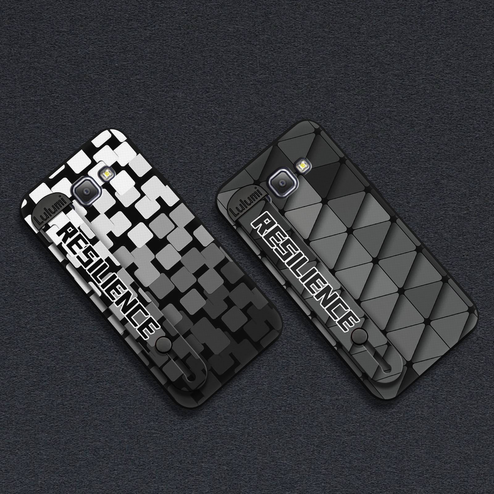 Fashion Design Plain color Phone Case For Samsung Galaxy A8/SM-A800F Durable Wristband Shockproof Nature Masculine