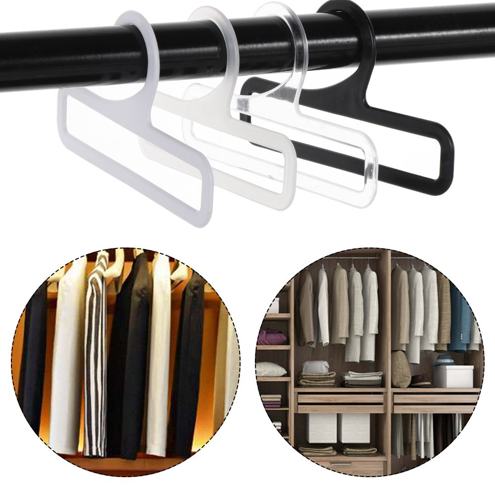 10 PCS Durable Plastic 14cm/17cm Scarf Hanger Mini Hanger Shawl Hanger Rectangular