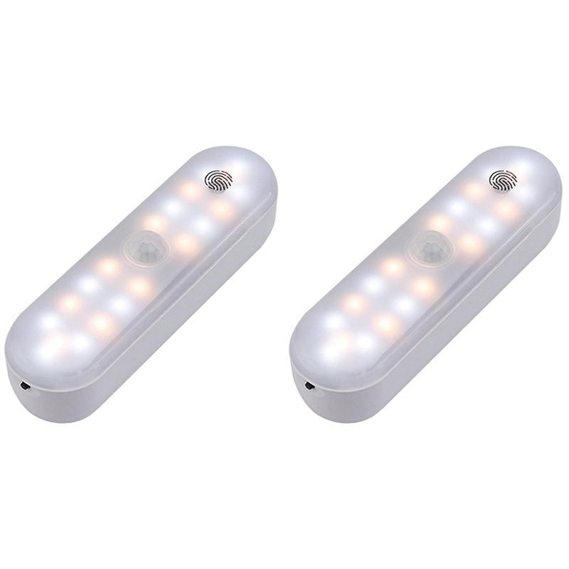 Table Lamp Hanging Magnetic LED Desk Lamp Rechargeable Bedroom Night Lamp Closet Light Night Light Cabinet Light 2Pcs