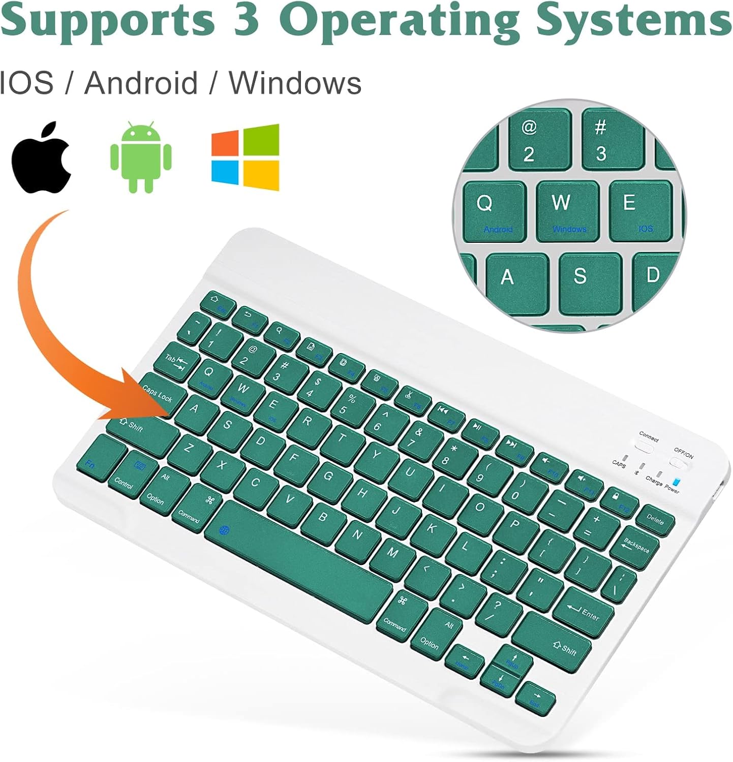 Wireless Keyboard Rechargeable