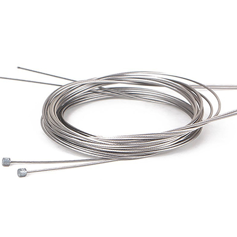 2pcs Stainless Steel Bicycle Inner Shift Cable Zinc Coated Brake Shifter Cable for MTB/Road Bike 2000mm Derailleur Cable Set