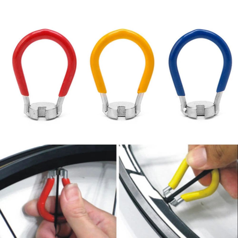 Portable Spoke Nipples Repair Tools Cycling Spanner MTB Tools Spoke Wrench Bicycle Spoke Key Mini Cycle Spoke Wheel Wrench