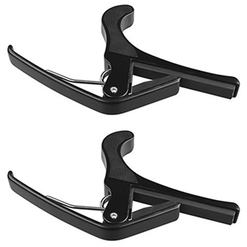 FORIDE 2X Premium Quick Change Folk Acoustic Electric Guitar Banjo Trigger Capo Key Clamp
