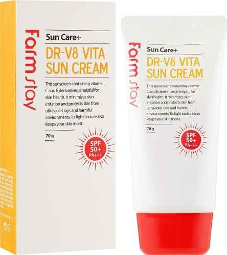 Farm Stay DR-V8 Vita Sun Cream SPF 50 PA+++ - 70gm