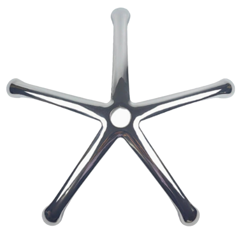 Office Chair Base Aluminum Alloy Chair Bottom Part Replacement Universal Reinforced Metal Leg