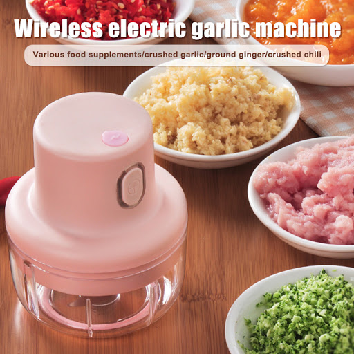 Intelligent Electric Garlic Machine Garlic Cutter with Multifunctional Fruit Vegetable Food Chopper