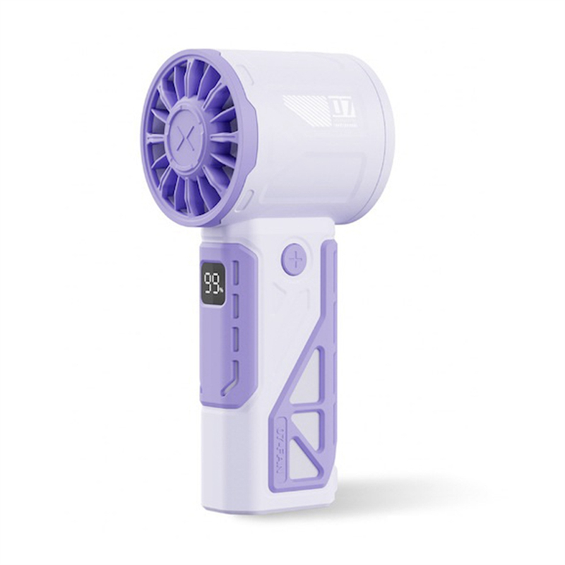 OUMERY Handheld Turbo Fan 100 Speed Adjustable Outdoor Portable High Speed Fan Fast Cooling Fan Silent Fan for Work and Study C