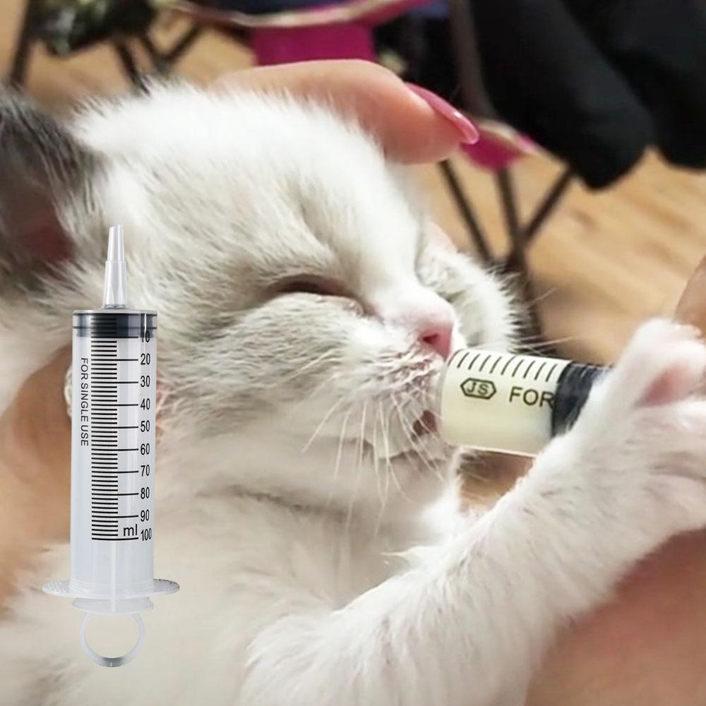 Big Syringe Transparent Large Capacity Syringe Plastic with Scale Pet Feeding Syringe 60/100/200/300/500ML Reusable Enema Syringe Hydroponics