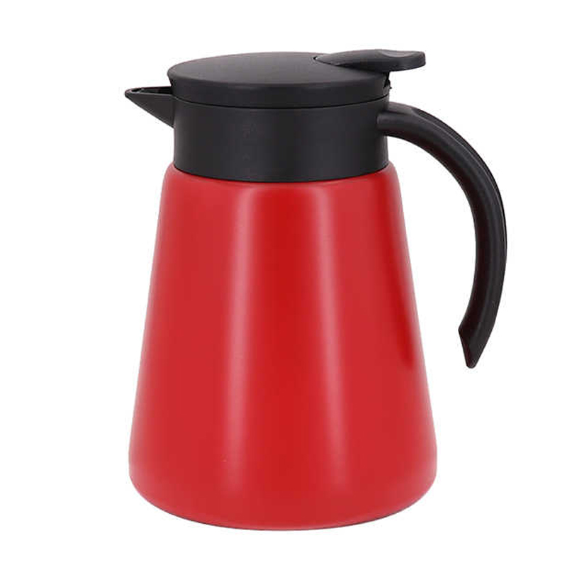 Premium Stainless Steel 304 Vacuum Insulated Coffee Tea Pot - 800ML Double Wall Hot & Cold Flask Leak-Proof Ergonomic Design for Home, Office, Travel & Cafe