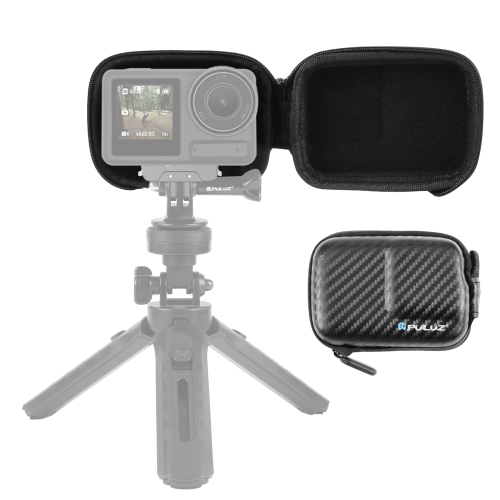 PULUZ DJI Osmo Action 5 Pro / 4 / 3 , Gopro Hero 13/12/11/10 Mini Body Bag Portable EVA Storage Bag (Black)