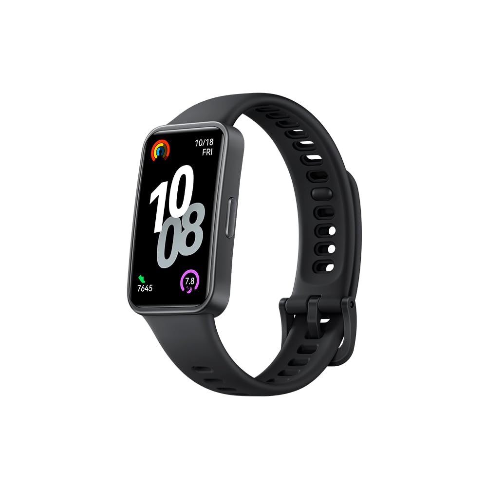 HUAWEI Band 10 with AI-Powered Fitness Monitoring, Pro-Level Sleep Analysis, Emotional Wellbeing Assistant,Streamlined Metallic Design,Fast Charging