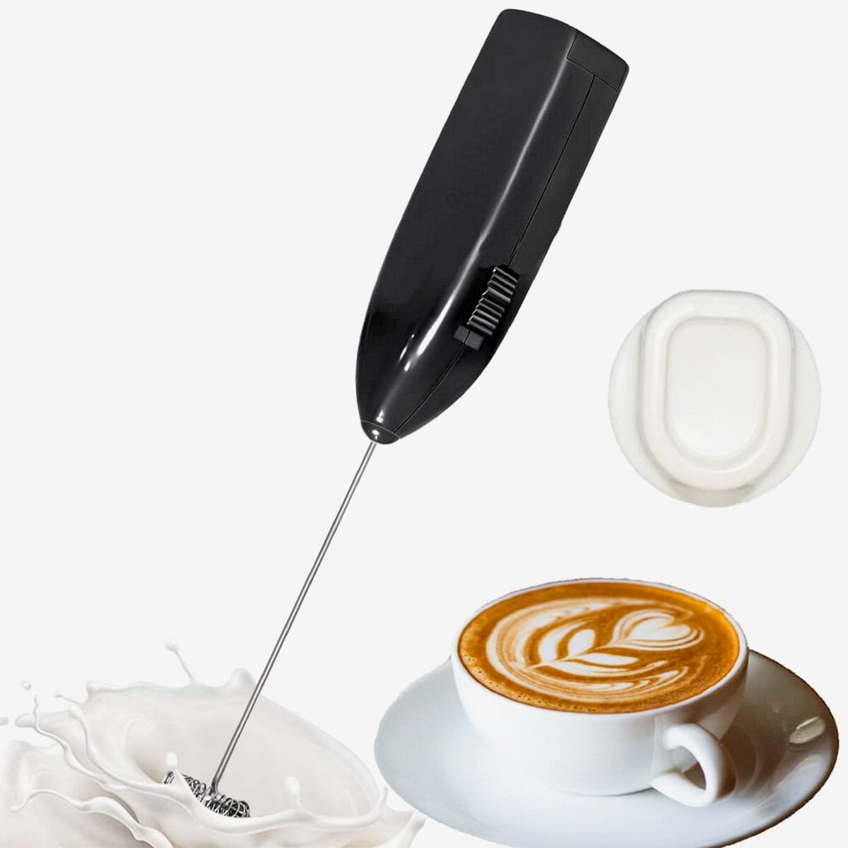 Hongxin Electric Handheld Milk Wand Mixer Frother For Latte Coffee Hot Milk Hand Blender( Multicolor)