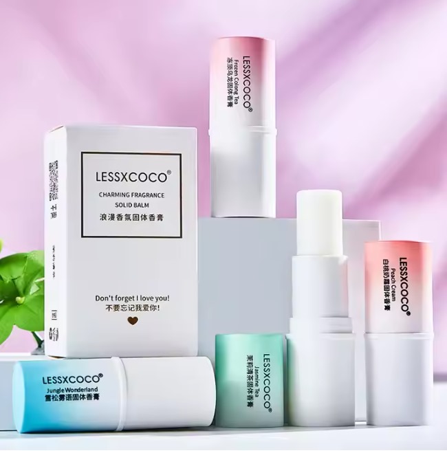 1 Piece LESSXCOCO Long-Lasting Perfume Balm Stick - Natural Floral & Fruity Fragrance | Portable Solid Perfume for Women & Men By 99 Stores