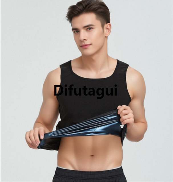 Difutagui New Men Neoprene Sweat Sauna Vest Body Shapers Vest Waist Trainer Profesional Slimming Vest Shapewear Waist Shaper Corset Tank Top