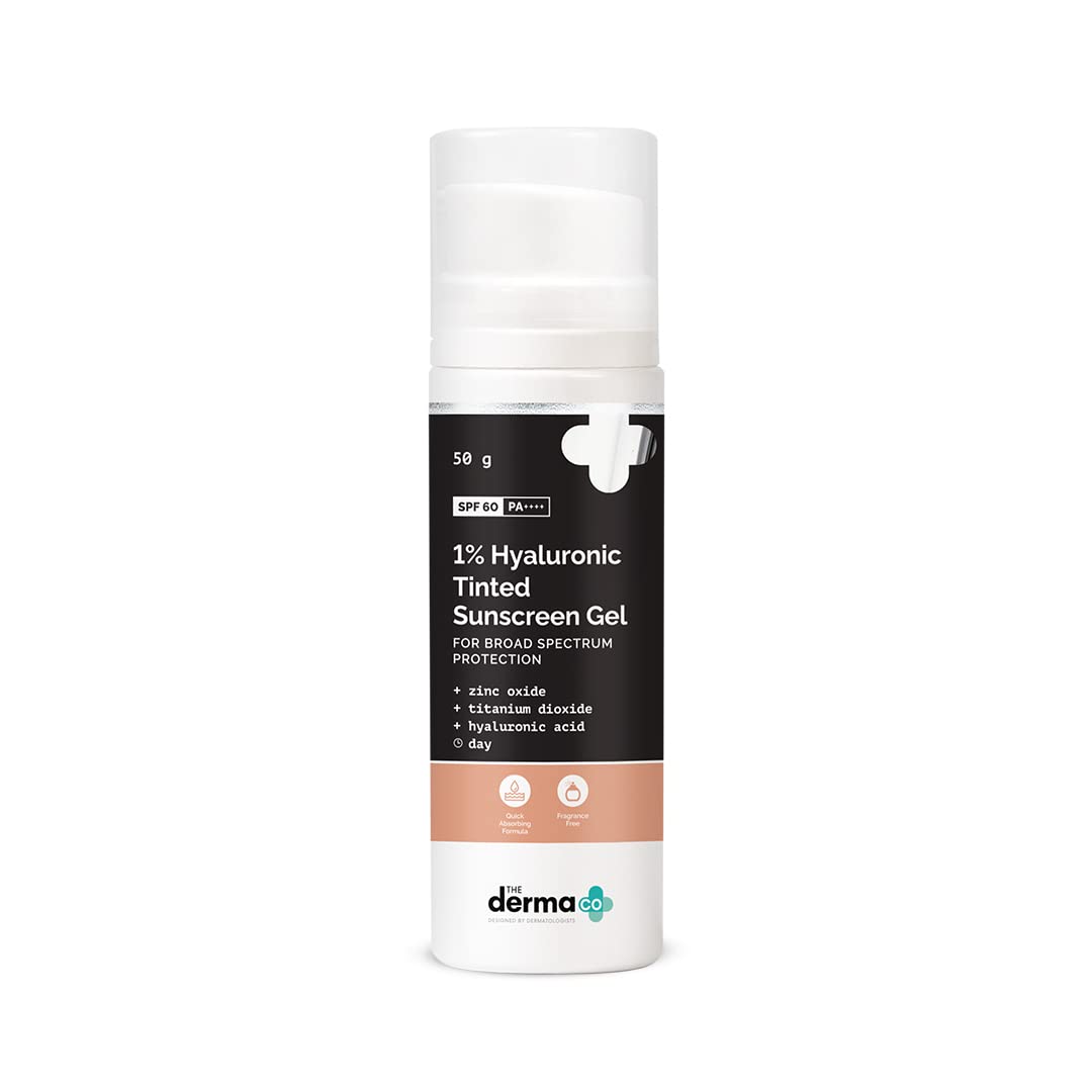 The Derma Co 1% Hyaluronic Tinted Sunscreen - 50g