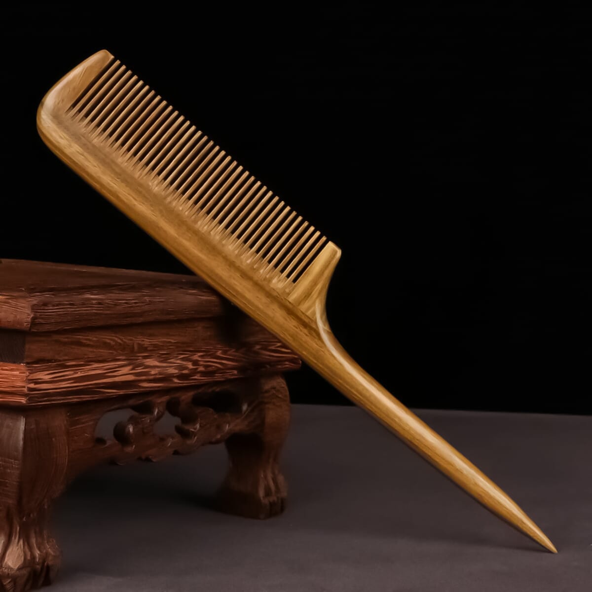 Spunky Add-ons 21cm Fine Tooth Thickened Sharp Tail Comb Hair Styling Comb Hair Dressing Comb