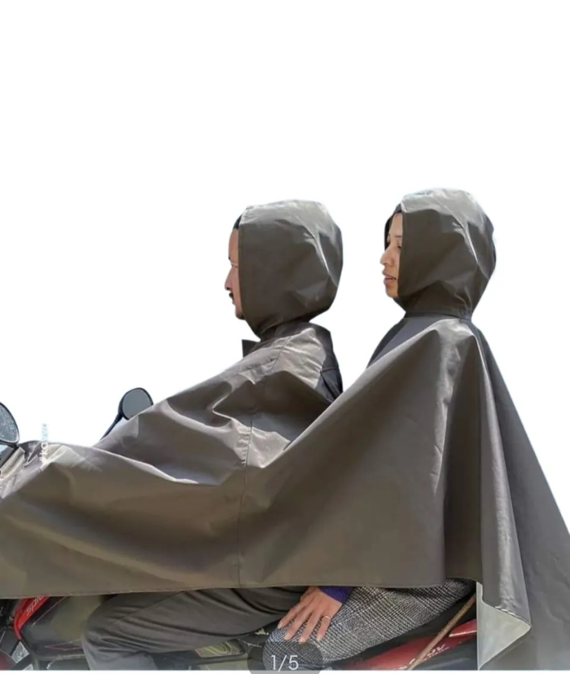 Double Layer Waterproof Bike Raincoat (Unisex)