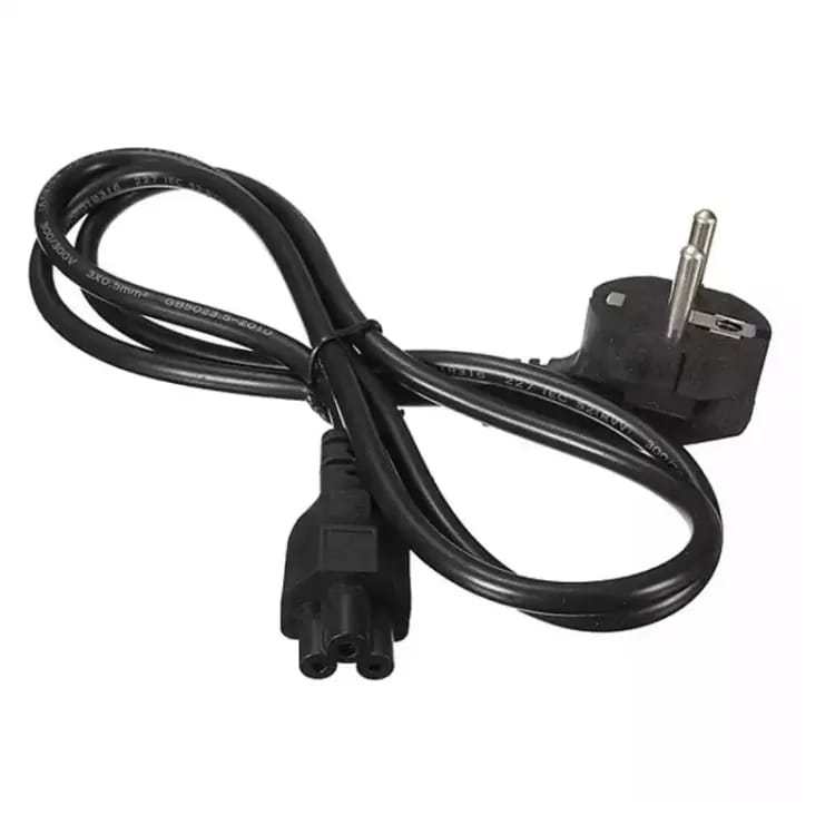 High-Quality Universal Laptop Power Cord - 2 Pin Plug for Acer/Dell/Lenovo