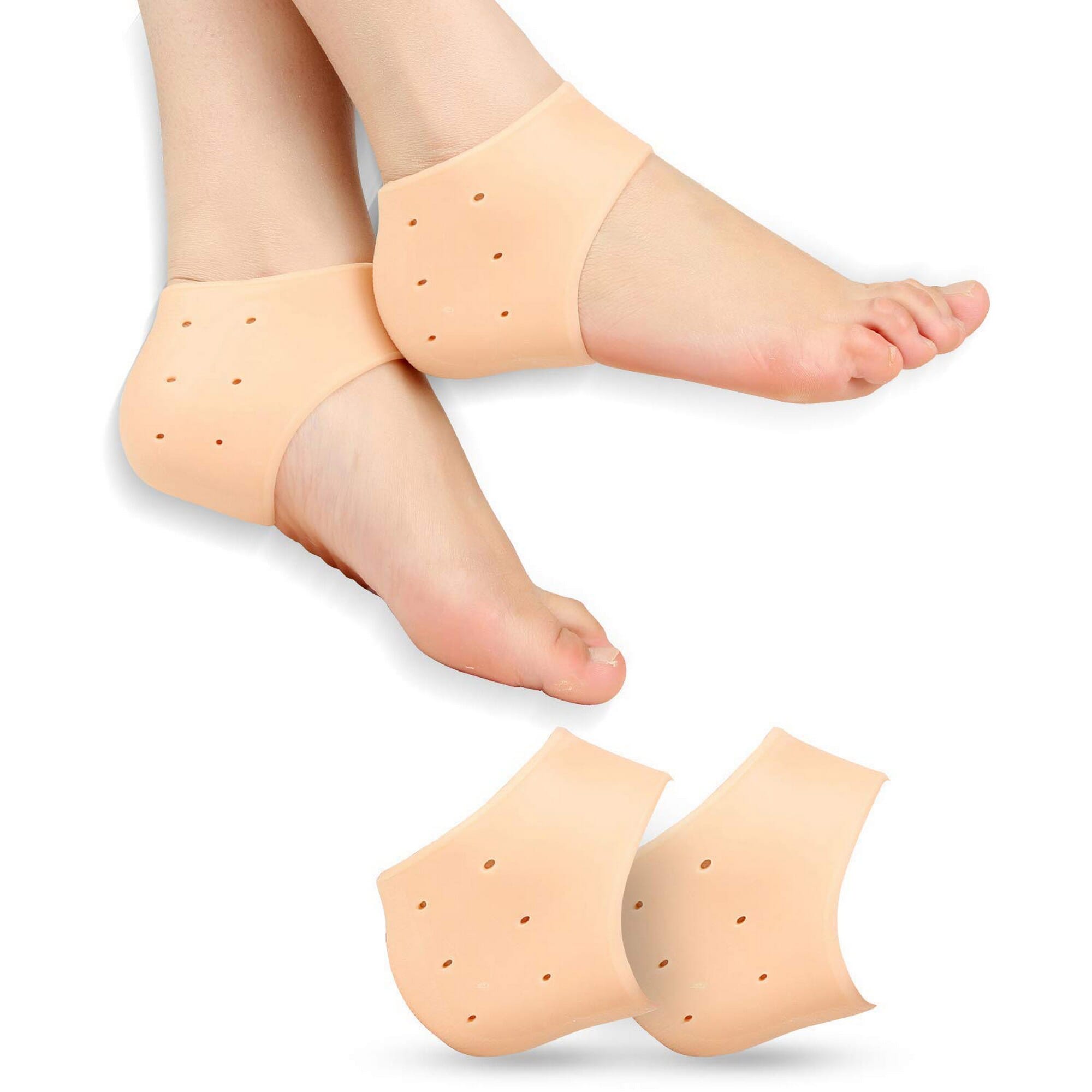 Silicone Heel Anti Crack Set (1 Pair)