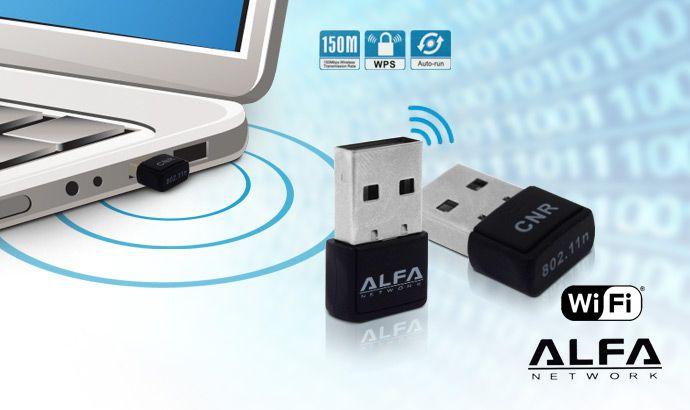 Alfa Network USB Adapter Wirless 3001N - Black