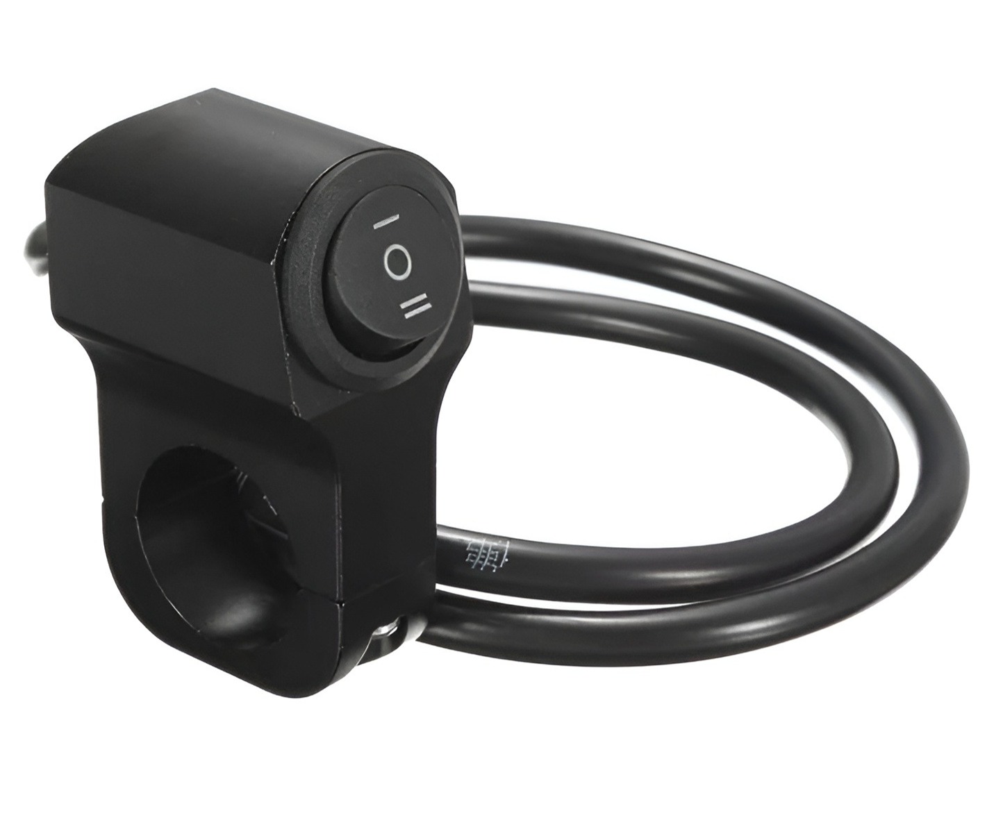Motorcycle Handlebar Switch ATV Waterproof Handlebar Headlight Switch Aluminum Alloy Toggle Switch for Motorcycle Light Bike Light Spotlight 7/8"(22MM) 1 Pcs