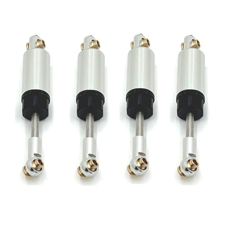 NAMUNY 4PCS Hydraulic for MN 1/12 D90 MN82 LC79 MN78 for 1/16 C14 C24 C34 C44 RC Car Upgrades Part Silver