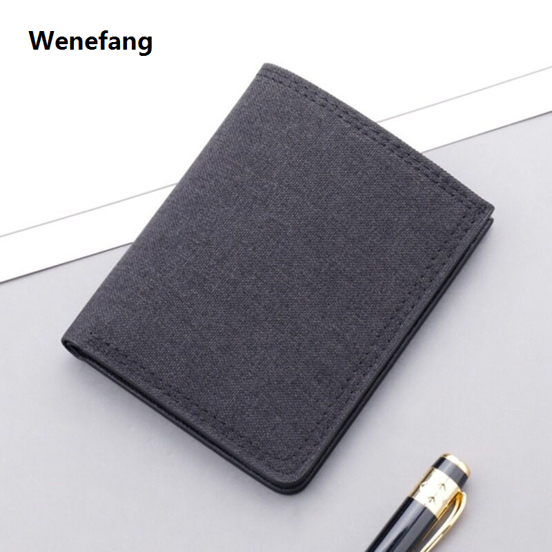 HOT Hang qiao shopHangQiao Men's New Short Wallet Multi-card Fashion Vertical Mini Snap Coin Purse Multifunctional Organ Wallet Male Zipper Wallet Coin Pocket Wallet