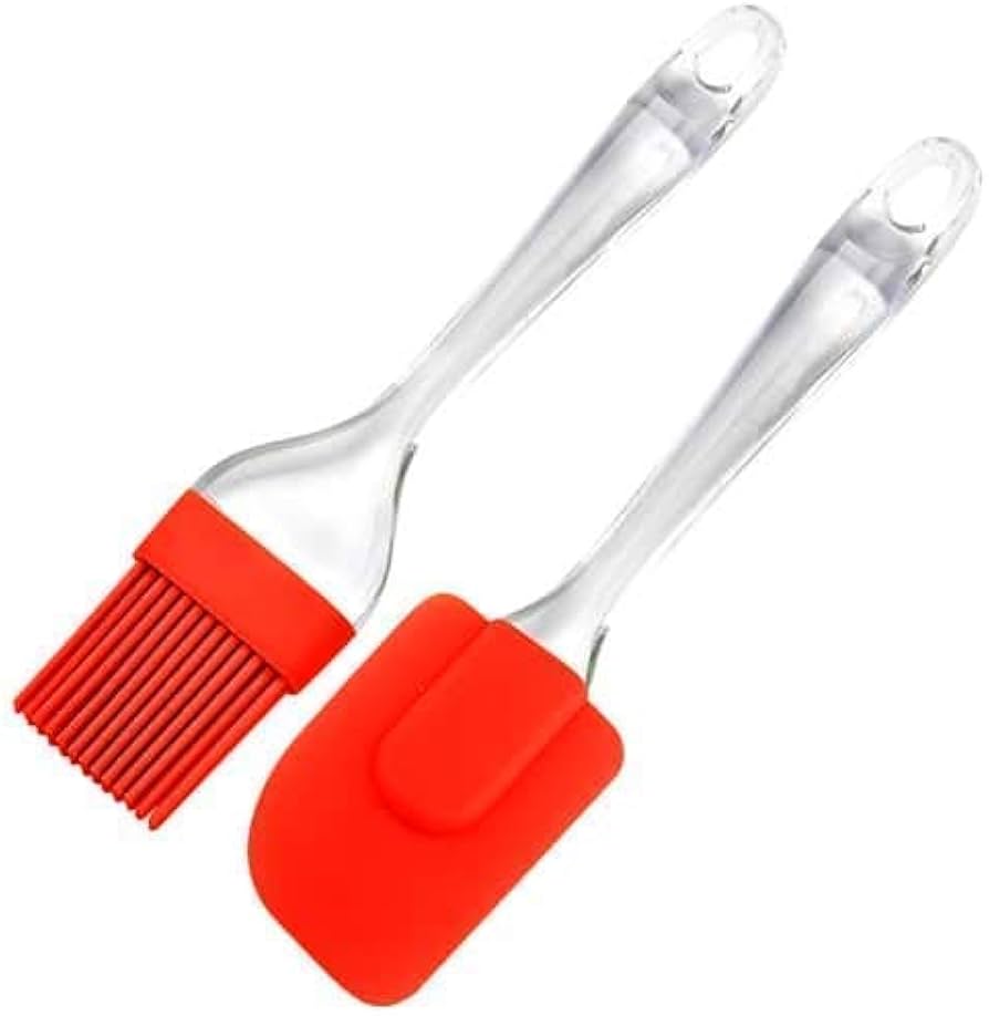 Silicone Spatula Heat Resistant with Stainless Steel Core - Non Stick Rubber Spatulas Kitchen Utensils for Cooking, Baking and Mixing