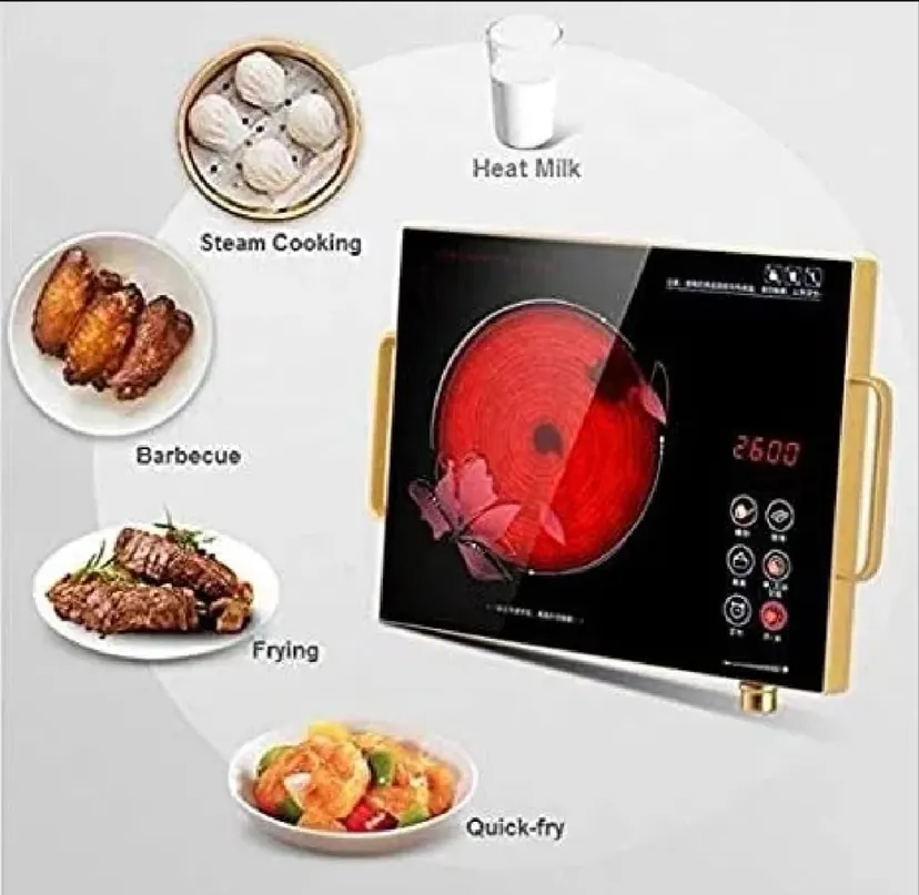 GLEN INDUCTION COOKTOP 2000W - SA 3081- 1 YEAR WARRANTY