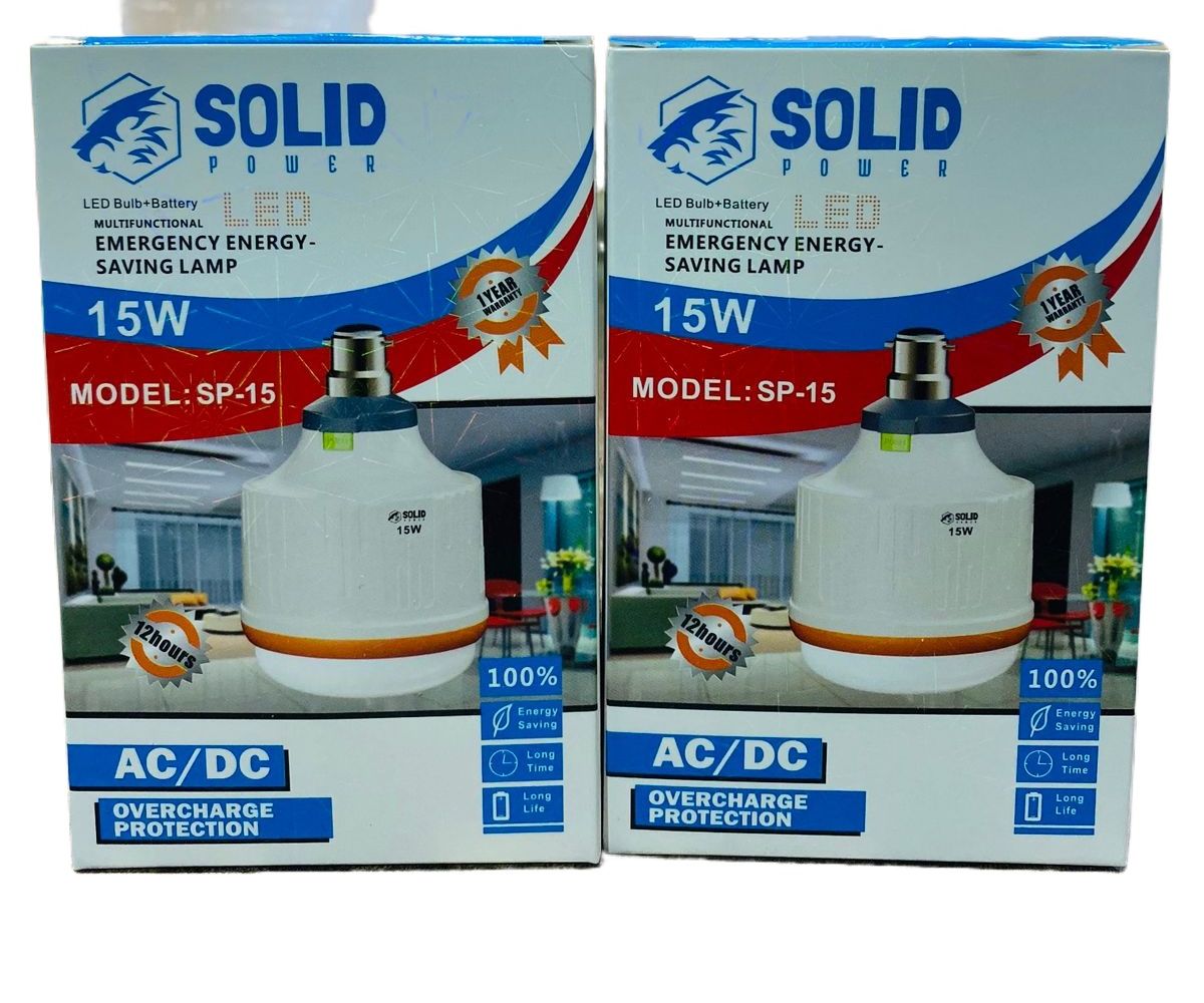 15W / 20W /25W Emergency Bulb AC-DC Rechargeable Light B22 LED Light Bulb With 3 Battery