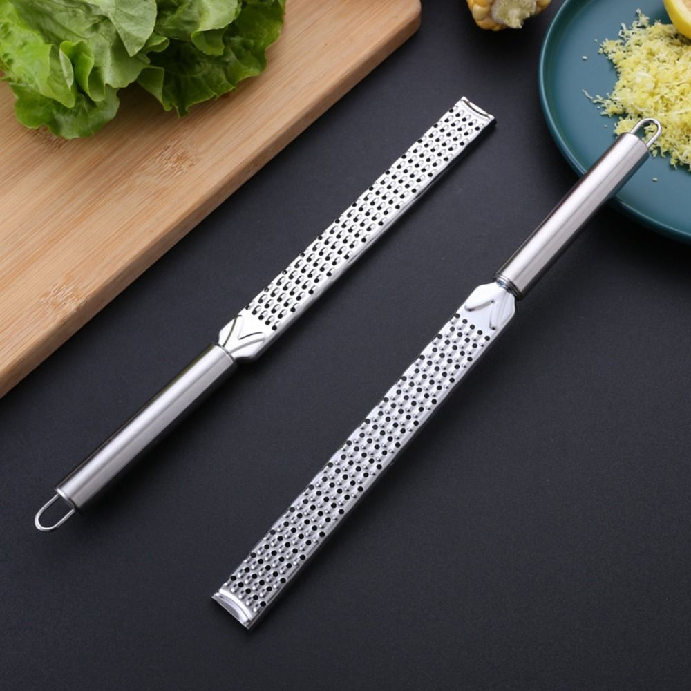 Creative Stainless Steel Cheese Grater Long Handle Multifunctional Cheese Baking Chocolate Grater Lemon Peel Grater