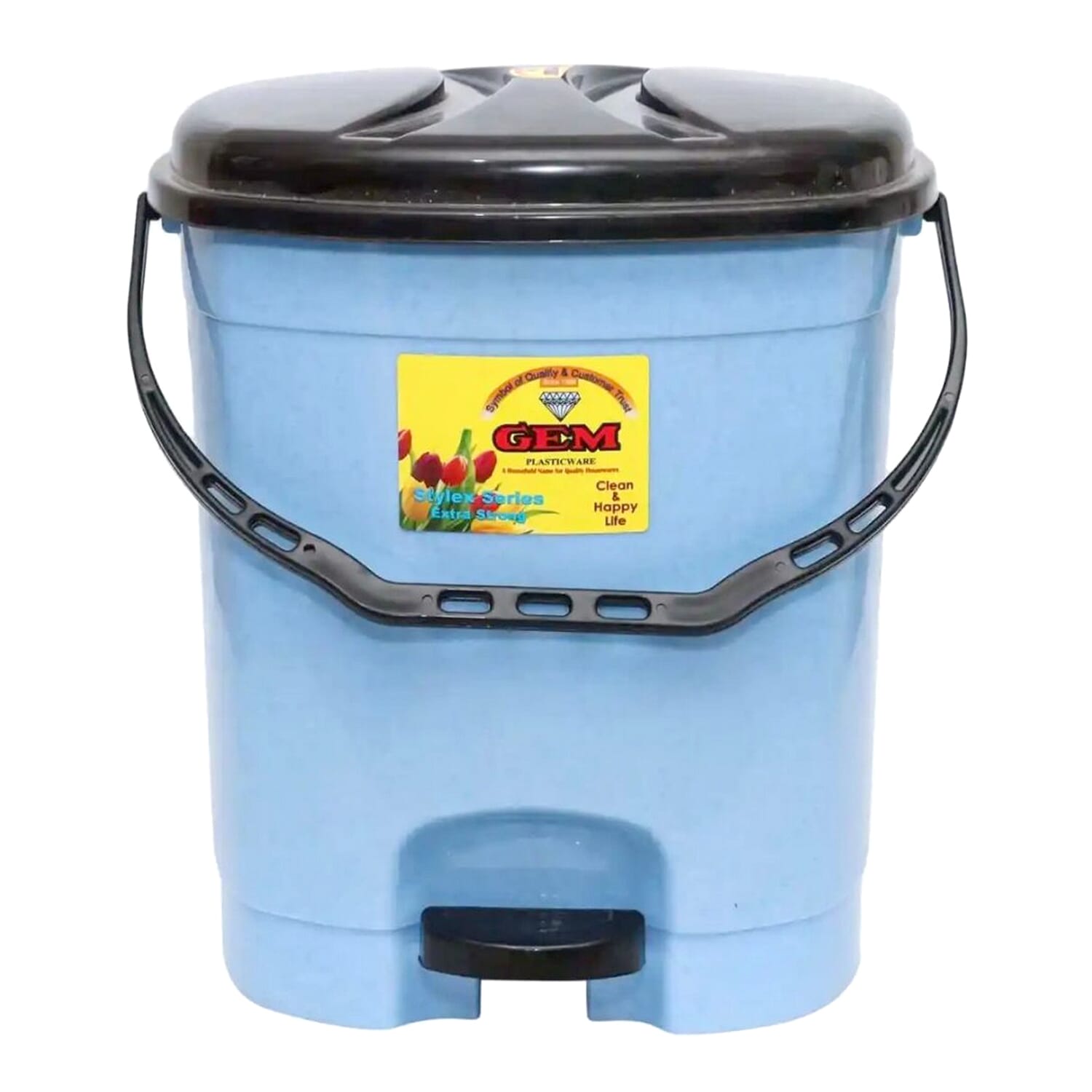 Gem Plastic Pedel DustBin 10 Liter- 414