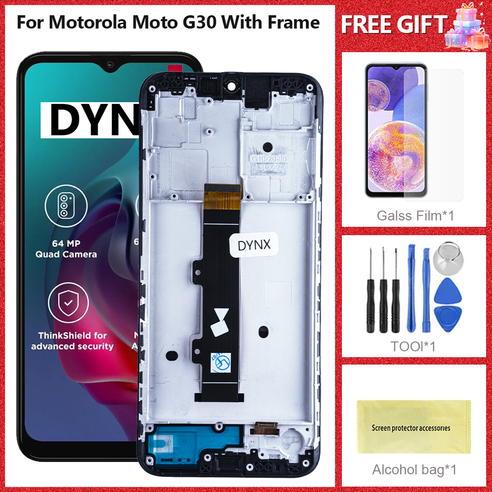 Clearance sale High Quality LCD Display For Motorola Moto G30 XT2129-1 XT2129-2 LCD Touch Screen Digitizer Assembly Replacment For PAML0000IN