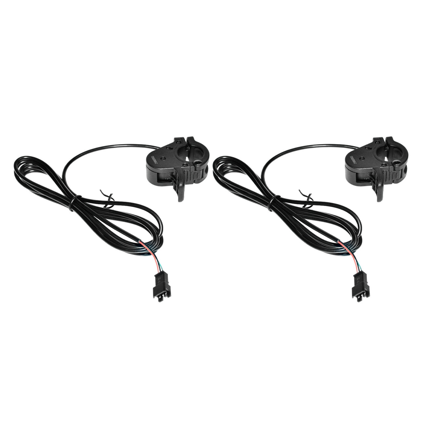 fasdaga 2X Electric Bicycle Accessorie 300X Ebike Finger Thumb Throttle for Electric Bike 24V 36V 48V 72V,SM Connector