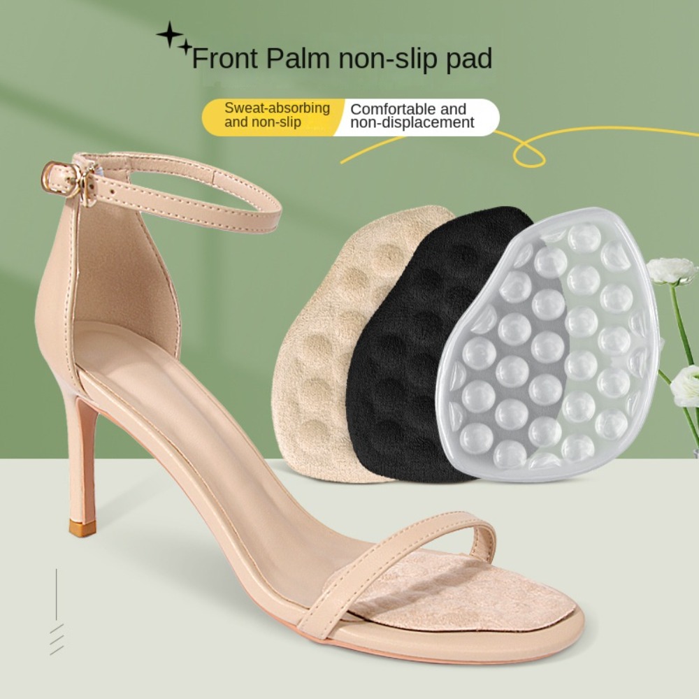 1pair Quality Silicone Massage Shoe Pads Feet Pain Relief Shock-absorbing High Heels Insole Non Slip Foot Cushions Pads Shoes