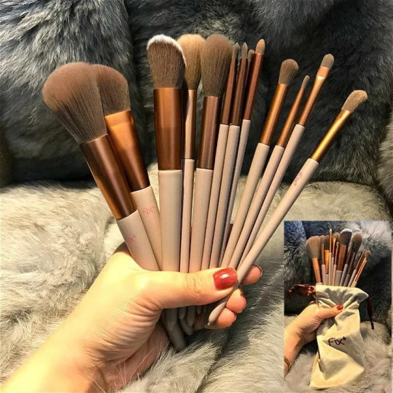 New models on sale 13pcs Professional Makeup Brush Set Soft Fur Beauty Highlighter Powder Foundation Concealer Multifunctional Cosmetic Tool