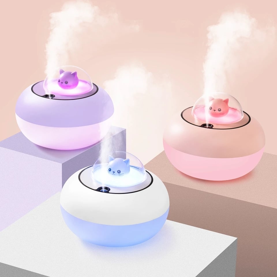 Cute Pet USB Portable Air Humidifier Diffuser for Car Mini Ultrasonic Humidifier Mist Maker Humidifier