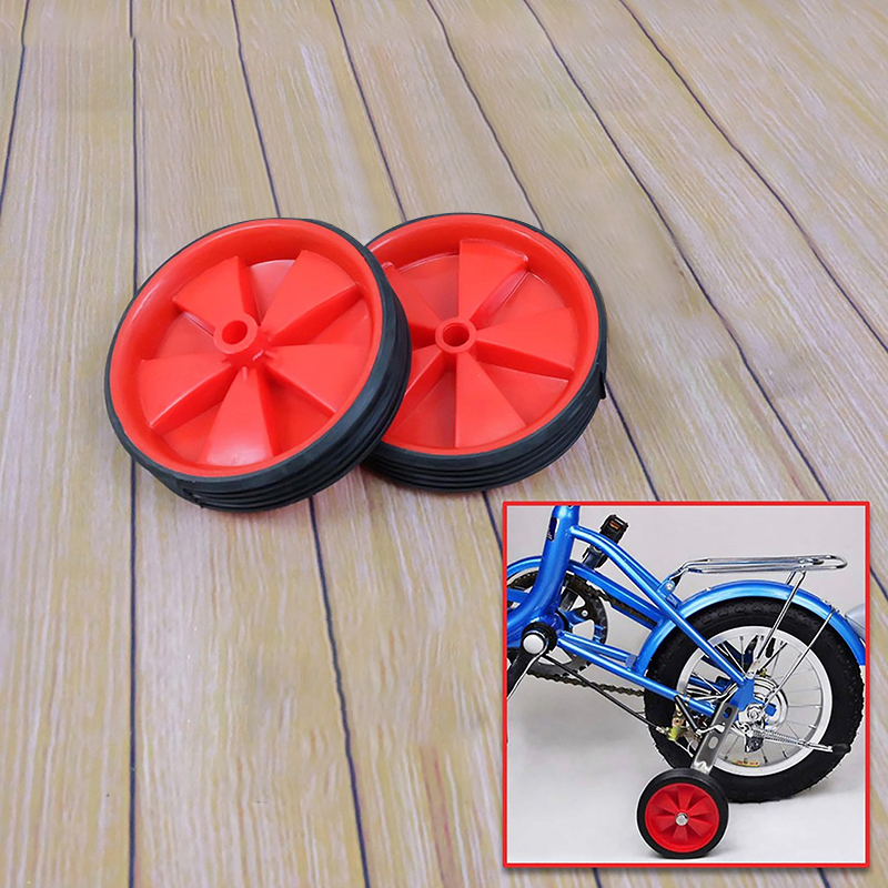 1 Pair Cycling Adjustable Bicycle Bike Training WheelsChildren Stabilizer Durable Practical Learning CF8