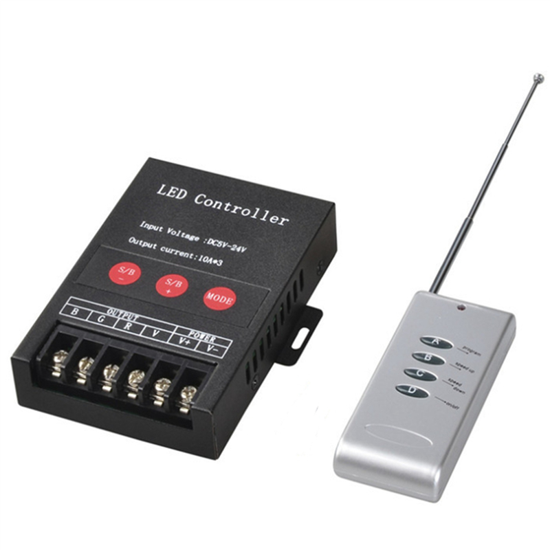 FORIDE 5X 30A LED Controller IR Remote Big Power 360W BT Controller for RGB Strip Light DC5-24V