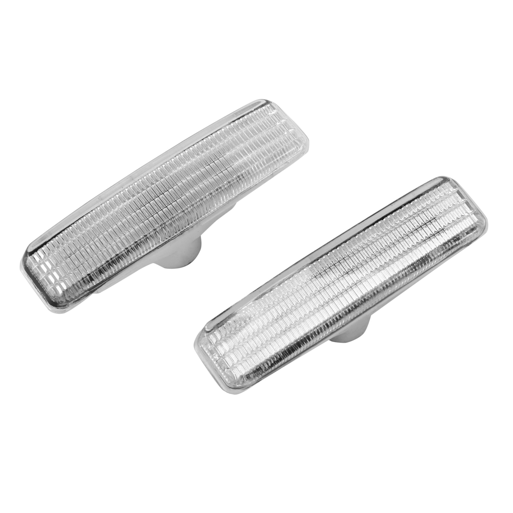 OYPFXMI 1 Pair Front Side Marker Light Lamp Housing White Lens Replacement For 5 Series E39 1997-2003 63148360589