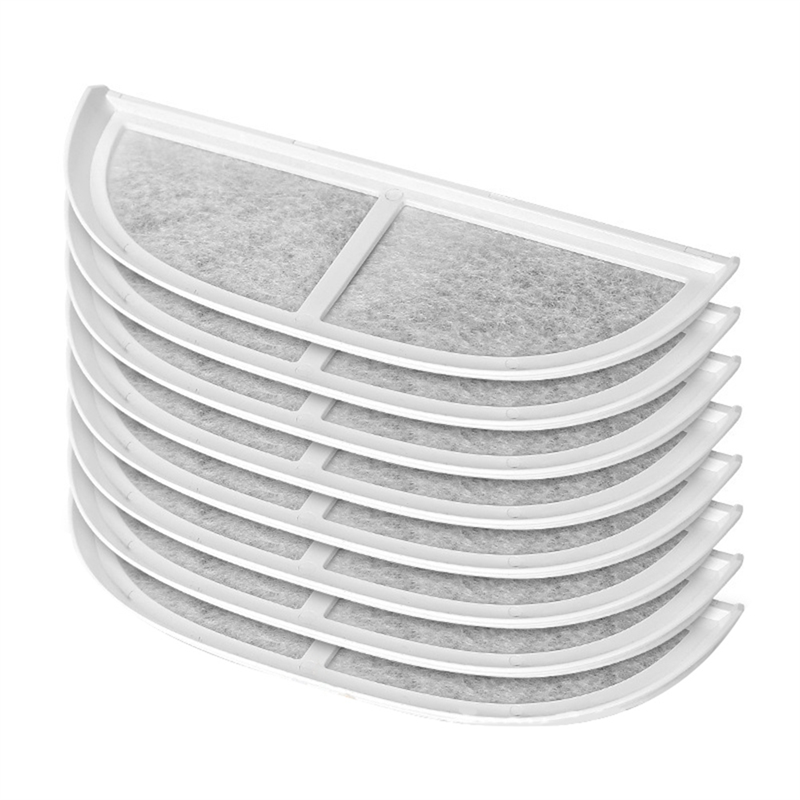 JAERBEE 8PCS Cat Water Fountain Filter Replacement Filters for 3L/105oz Stainless Pet Water Fountain Dog Fountain Filter