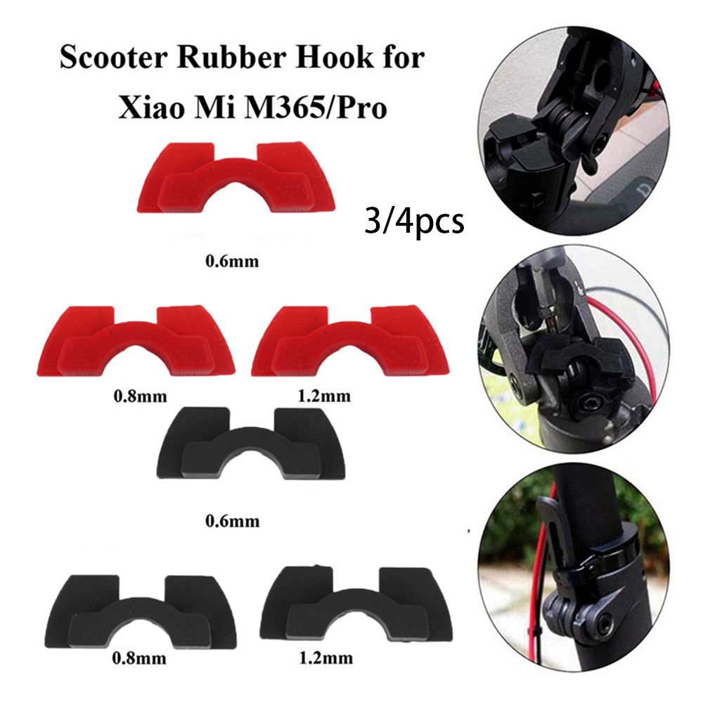 3Pcs Electric Scooter M365 Shake Reducers for XIAOMI M365 1s PRO Front Fork Damping Rubber Pad Fold Cushion M365 Parts